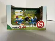 NEW 2010 Schleich Smurfs 1960's Decade Box Set #41255 Figures