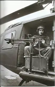 Vietnam War Photo -- Helicopter Side Gunner