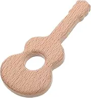 Cute Mini Guitar Ornament Toddler's Cognitive Toy Handmade Music Instrument Decorative Home Accessory