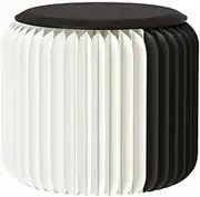 30CM Height 32CM Diameter Black and White Panda Stool, Environmentally Friendly Entrance Shoe-Changing Stool, Load-Bearing 200KG