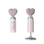 Professional USB Noise Reduction Condenser Microphone for Mobile Phone PC Computer Live Streaming Pink