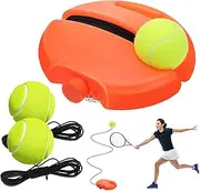 KICHOUSE 1 Set Rebound Base Trainer Rebound Ball Tennis Ball Machine Portable Tennis Trainer Training Tennis Ball Tennis Rebound Trainer Tennis Rebounder Tennis Solo Ball Plastic Orange