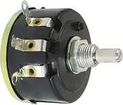 Aexit WX050 (Control electrical) 10K ohm 5W Watt 6mm Round Shaft Rotary Wire (52ry126qf450) Wound Potentiometer