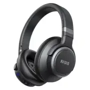 KVIDIO Active Noise Cancelling Headphones 70 Hours Playtime Bluetooth Headpho...
