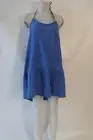 NWT Womens Sol Angeles "Dylan" Blue Halter Dress L