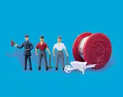 Modelscene 5078 Cable Laying Party OO Gauge