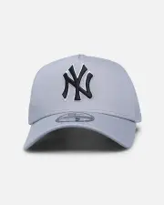 [New Era] New Era New York Yankees 9forty A-frame Snapback Grey/black/white - Size ONE ONE Grey/Black/Whit