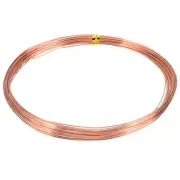 30Ft (9m) 24 Gauge (0.5mm) 99.9% Solid Bare Pure Copper Wire Soft