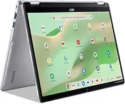 Acer Chromebook Spin 314 CP314-2HN-318R Convertible Laptop Intel Core i3-N305 14" WUXGA IPS Corning Gorilla Glass Touch Display 8GB LPDDR5 128GB PCIe SSD Wi-Fi 6E Full HD Webcam Chrome OS