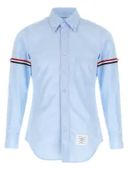 [Thom Browne] Thom Browne-Classic Rwb Camicie Celeste-Uomo 2 Light Blue