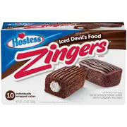 Hostess Chocolate Zingers 10 Pack 360g