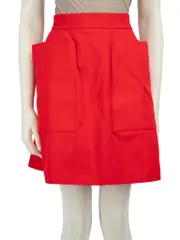 Red A-Line Skirt