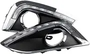 XISII 1Pair Daytime Running Light Fit For Hyundai IX35 2010-2013 Fog Lamp Hole Corner Light Signal Lamp Assembly daytime running lights for cars