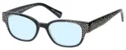 Eyebobs Study A Broad 2506-00 Multi-Focus Blue Light Glasses Black Crystal 49 mm