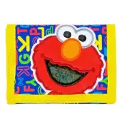 Kids Sesame Street Elmo Pop Yellow Trifold Wallet