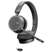 Poly Voyager 4220 UC Stereo Wireless Headset, MS Teams, USB-A