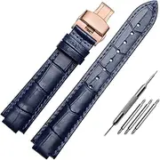 [HFZCSIMR] Leather Watchband For Convex Mouth Belt Women's Strap 14 * 8mm 16 * 8mm 18 * 11mm 20mm Watch Accessories