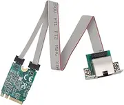 2.5Gb PCIE Network Card, Mini PCIE M.2 RJ45 Gigabit Network Card, PCI Express Card LAN Adapter Ethernet Adapter for Windows7 8 8.1 10 (32/64bit), for Windows Server 2008 2012 2016