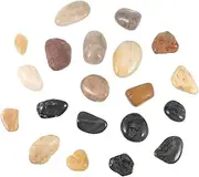 GANAZONO 500g Pack Garden Outdoor Pebbles Decorative Polished Stones Stone Fish Tank Ornament