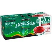 Jameson Smooth Dry & Lime (10 pack) Can