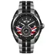 MINI Swiss Watches 石英錶 45mm 黑底英倫旗單眼錶面 不鏽鋼錶帶