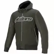 Alpinestars Rhod Windstopper Motorcycle MotorBike Scooter Riding Hoodie - Black