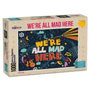 Funbox Puzzle Were All Mad Here Right Fit Quality Jigsaw Puzzle Toy 1,000 Pieces