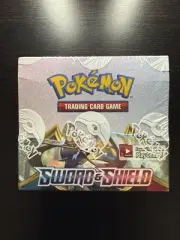 Pokemon Sword and Shield Base Set Booster Box Factory Sealed W/ Soft Protector