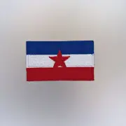 Yugoslavia Flag Patch — Iron On Badge Embroidered Motif — Yugoslav World