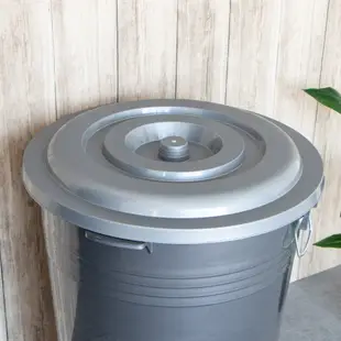 聯府銀采儲水桶附蓋46L(1入)萬能桶垃圾桶N46