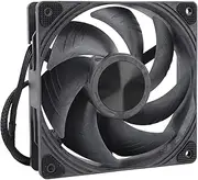 120mm PC Case Fan, 4 Pin CPU Air Cooler with Intelligent Temperature Control PWM 3000RPM Speed Double Ball Bearing Case Fan CPU Cooler