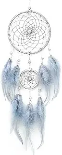 Dream Catcher Looking Up at The Starlit Sky Indian Feather Dreamcatcher Hanging Accessories