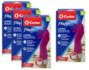 Playtex Living Reusable Cleaning Gloves with Drip-Catch Cuff, Size Large 4 Pairs