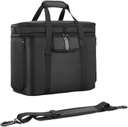 Carrying Case Portable Power Station Bag Waterproof Storage Case Ashproof Travel Storage Bag Anti-Drop with Shoulder Strap & Handle, for Ecoflow Delta 3 Plus/Solar Generator Delta 2