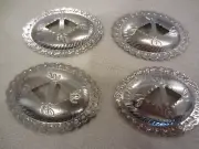 Lot of 4 - Conchos Silver Tone Oval Western Cowboy for DIY