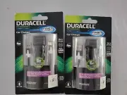 Duracell Dual USB Car Charger w/ 6 ft Sync & Charge Cord 3.1 Amp Fast Charger