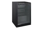 Husky 122L Single Door Homebar Drinks Chiller in Black (C1HHMBBKAU)