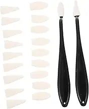HONMEET 1 Set Portable Sketch Wiper Lightweight Erasing Tool for Artists for Highlighting Details and Color Blending Includes Wipers and Replaceable Tips for Sketching and Drawing