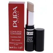 Pupa Milano Cover Stick Concealer - 001 Light Beige For Women 0.123 oz Concealer