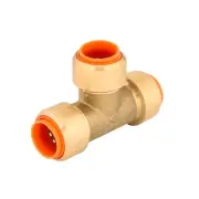 smartex c 3 4 push fit brass copper tee