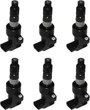 6Pcs Car Ignition Coil Compatible With JAGUAR XJ 3.0 2003-2009 XF S-TYPE II X-TYPE I 2001-2009 UF435 XR822478 C2S42673 C2S11480 6R8312A366BA