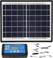 GRCFUMO 50W Solar Panel Charger, 12V Portable Solar Charger Kit with Controller, High Efficiency Outdoor Solar Panel for Outdoor Camping, RV, Emergency Power Supply