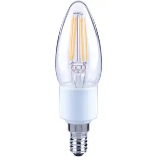 歐司朗 4.5W LED 可調光 蠟燭型 燈絲燈泡 E14 110V 官方直營店