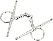 Stainless Steel Full Cheek Snaffle Bit for Horse Mouth Riding, Prevent Horses from Biting, Easy to Control, Horse Riding Equipment, #811