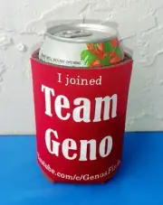 Geno's Finds, Team Geno Drink Insulator Cooler, Can & Bottle Drink Hugger