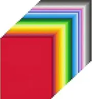 50 Sheets Color Cards, 50 Assorted Colors 180gsm A4 Size, Double Sided Printed Card Paper, Premium Thick Card Stock for Card Making, Craft, Scrapbooking, Party Decors