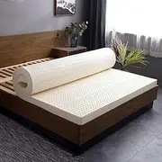 Natural Latex Mattress,Soft and Breathable,Comfort Support Back Pain Relief Twin Size, Play Mat, Foldable Bed, Guest beds, Camp Portable Bed,2.5cm,90x200cm(35x79in)