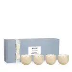 Blueme 4 Piece Ceramic Votive Set: Calm, Balance, Nostalgia, Focus
