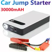 30000mAh Portable Car Jump Starter Power Bank Pack Battery Charger Booster 12V