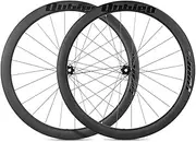 Carbon Fiber Wheelset Road Bike 700C Disc Brake Thru Axle Rims Height 48mm Sealed Bearing Hubs for 8 9 10 11 Speed Cassette